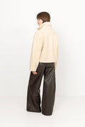 Effa Teddy Jacket - Ivory/Ivory