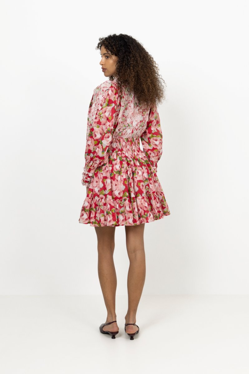 Cotton Slub Mini Dress - Romace