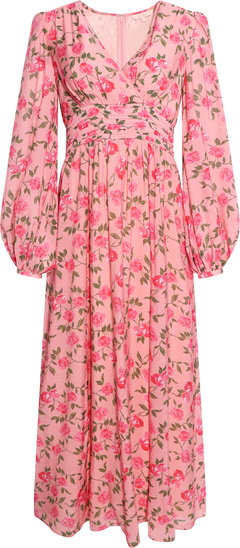 Viscose V-Neck Dress - Elora