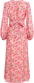 Viscose V-Neck Dress - Elora