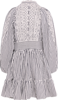 Seersucker Mini Dress - Marine Stripe