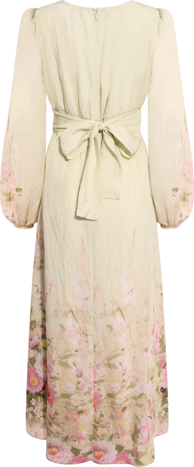 Viscose V-Neck Dress - Growing Garden