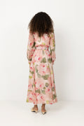 Organza Belt Dress - Rosette