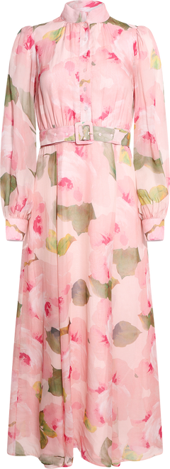 Organza Belt Dress - Rosette
