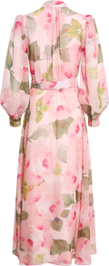 Organza Belt Dress - Rosette