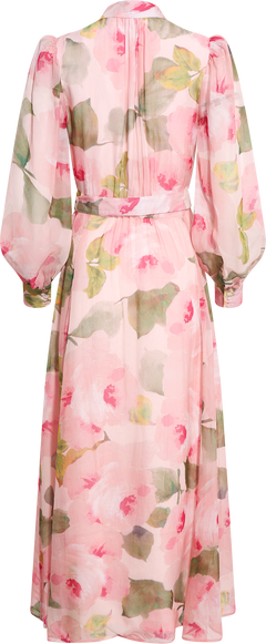 Organza Belt Dress - Rosette