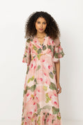 Organza Smocking Dress - Rosette