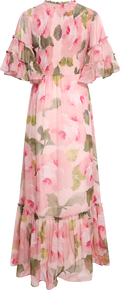 Organza Smocking Dress - Rosette