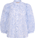 Checks Blouse - Light Blue