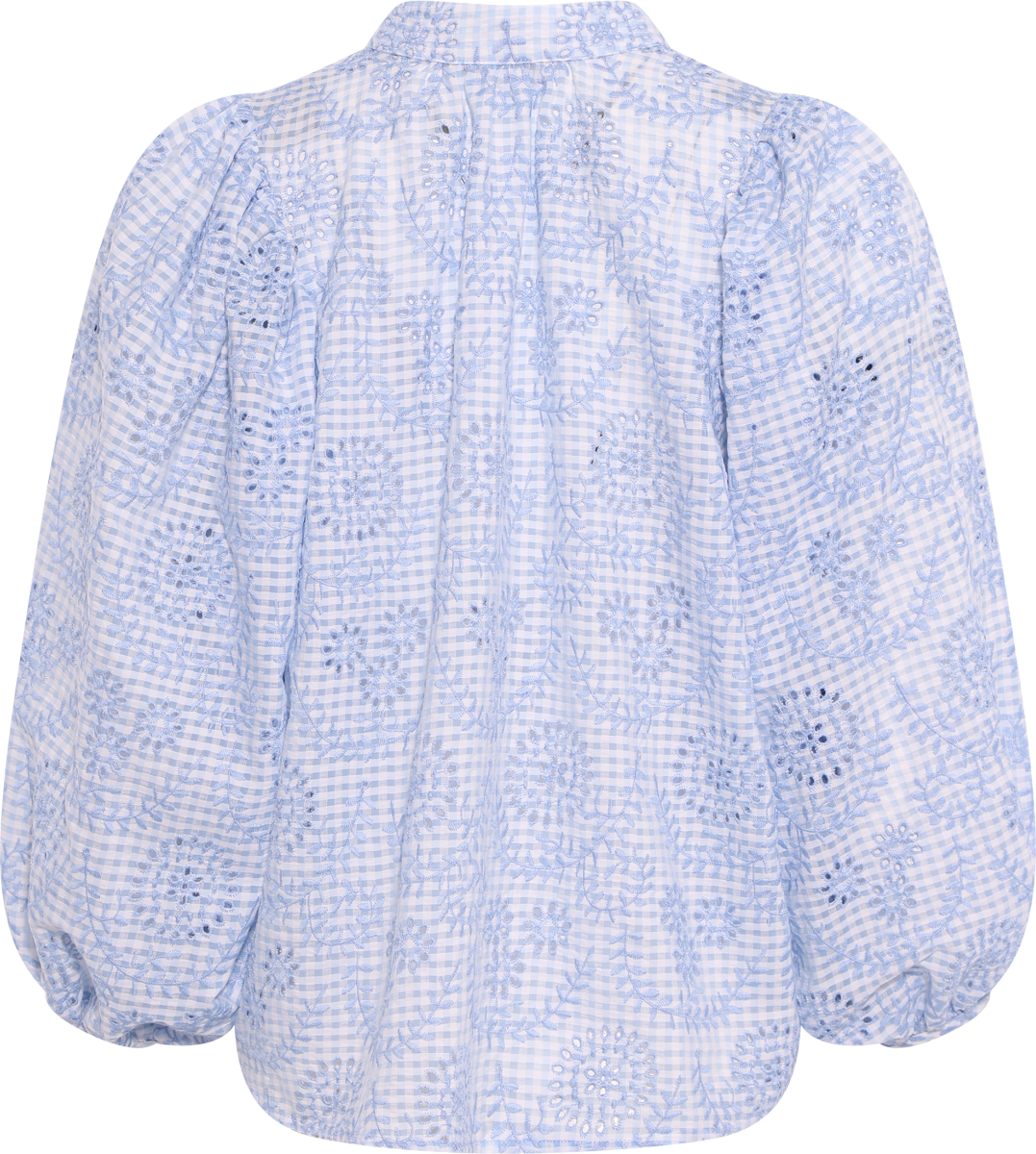Checks Blouse - Light Blue