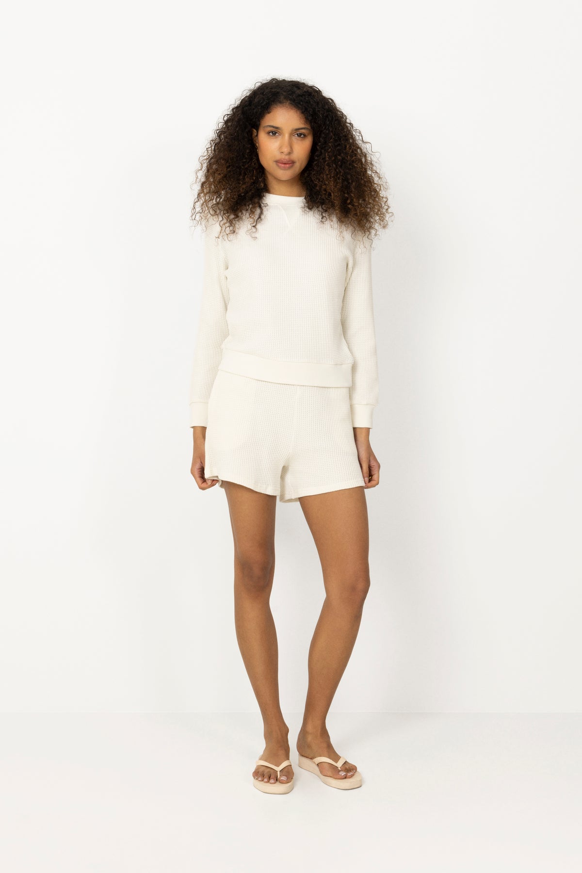 Waffle Shorts - Off White