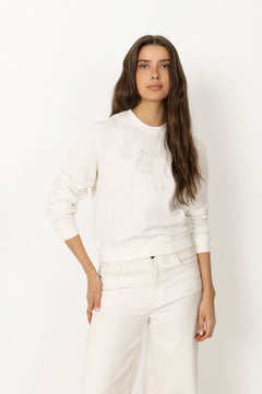 Bounce Sweater - White