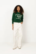 Deuce Chenille Sweater - Green