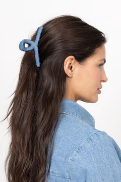 Denim Celabrina Hair Claw - Denim