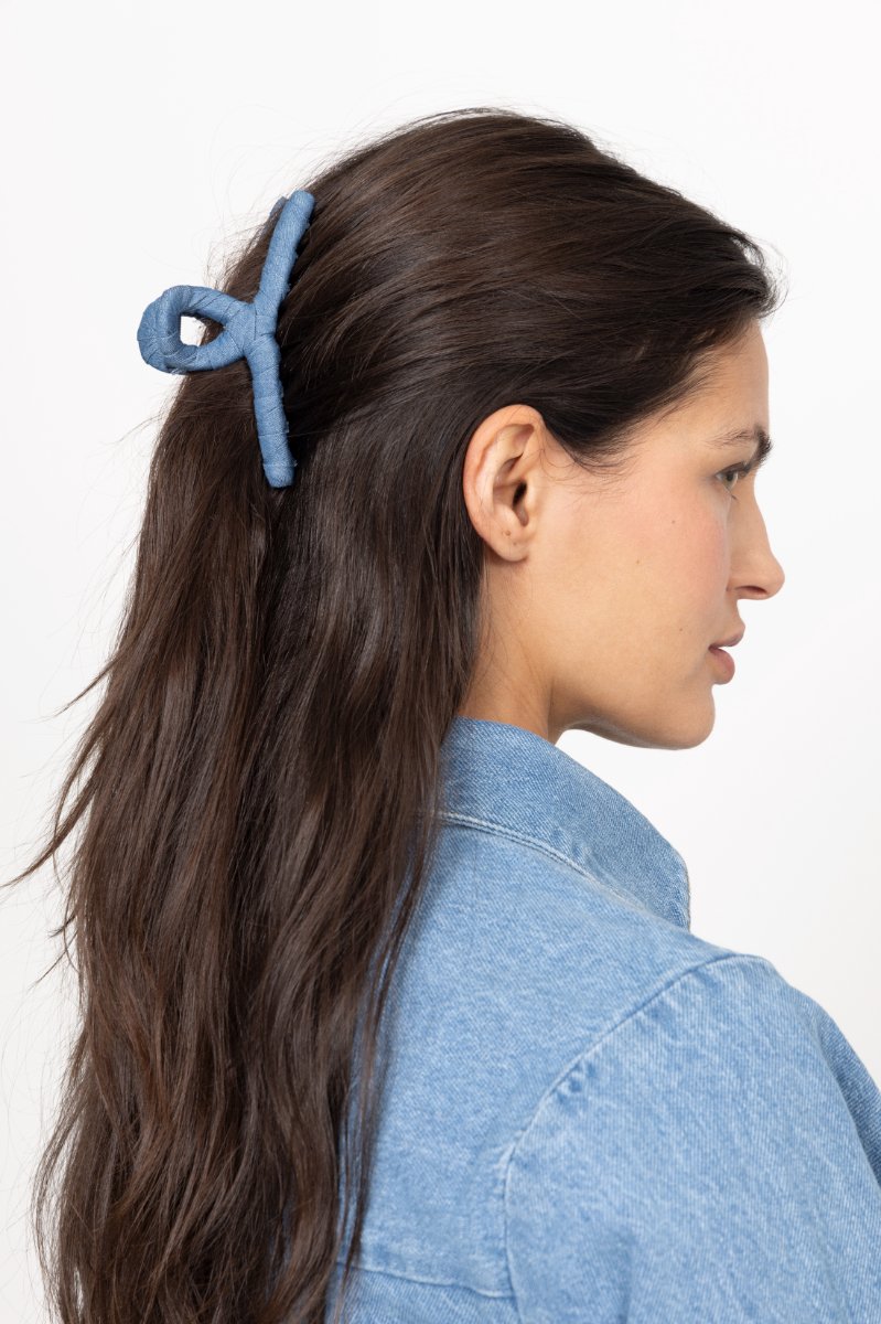 Denim Celabrina Hair Claw - Denim