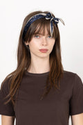 Hearta Tulip Diamond Scarf - Navy Blue