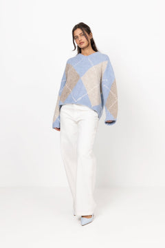 Lai Knit - Sky Blue Mix