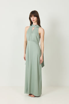 Yasthea Sl Maxi Dress - Green Milieu