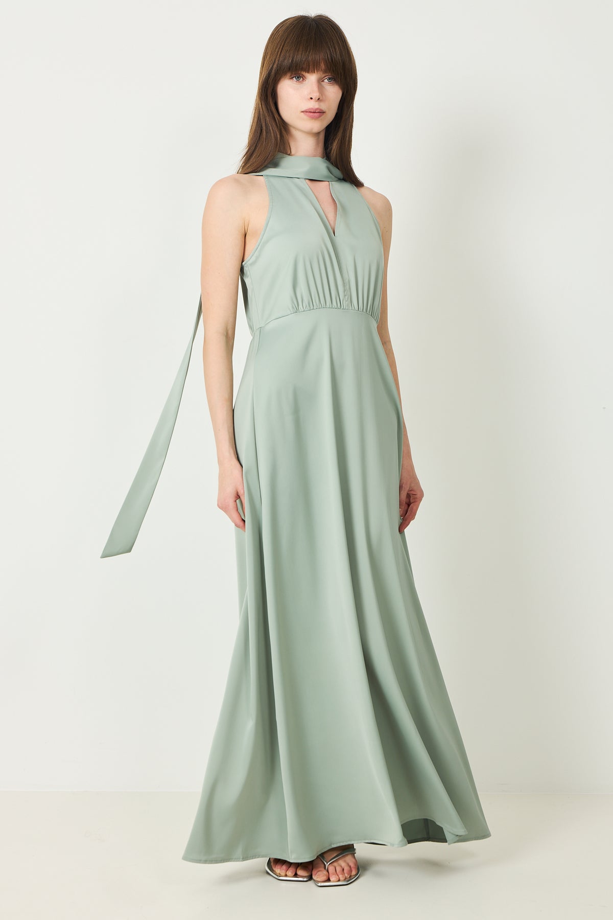 Yasthea Sl Maxi Dress - Green Milieu