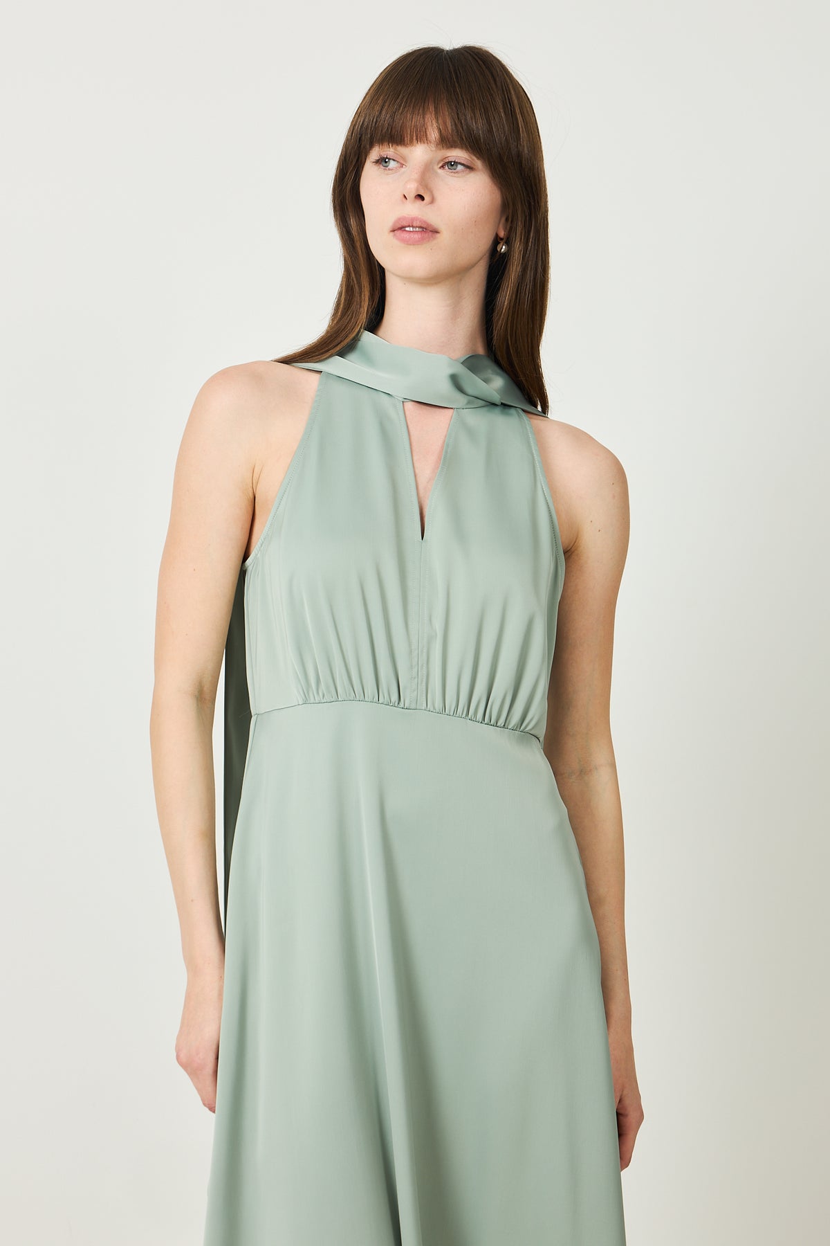 Yasthea Sl Maxi Dress - Green Milieu