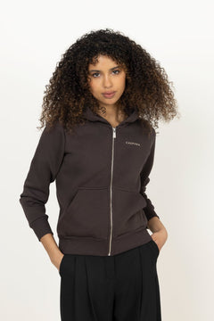 W. Cosmo Zip Hoodie - Espresso