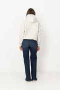 W. All-Star Hoodie - Grey Melange W. Butter Yellow