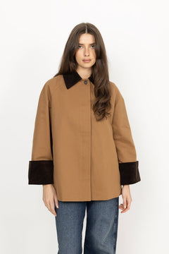 Heather Jacket - Dark Camel