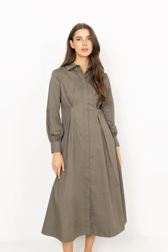 Leandra Dress - Army