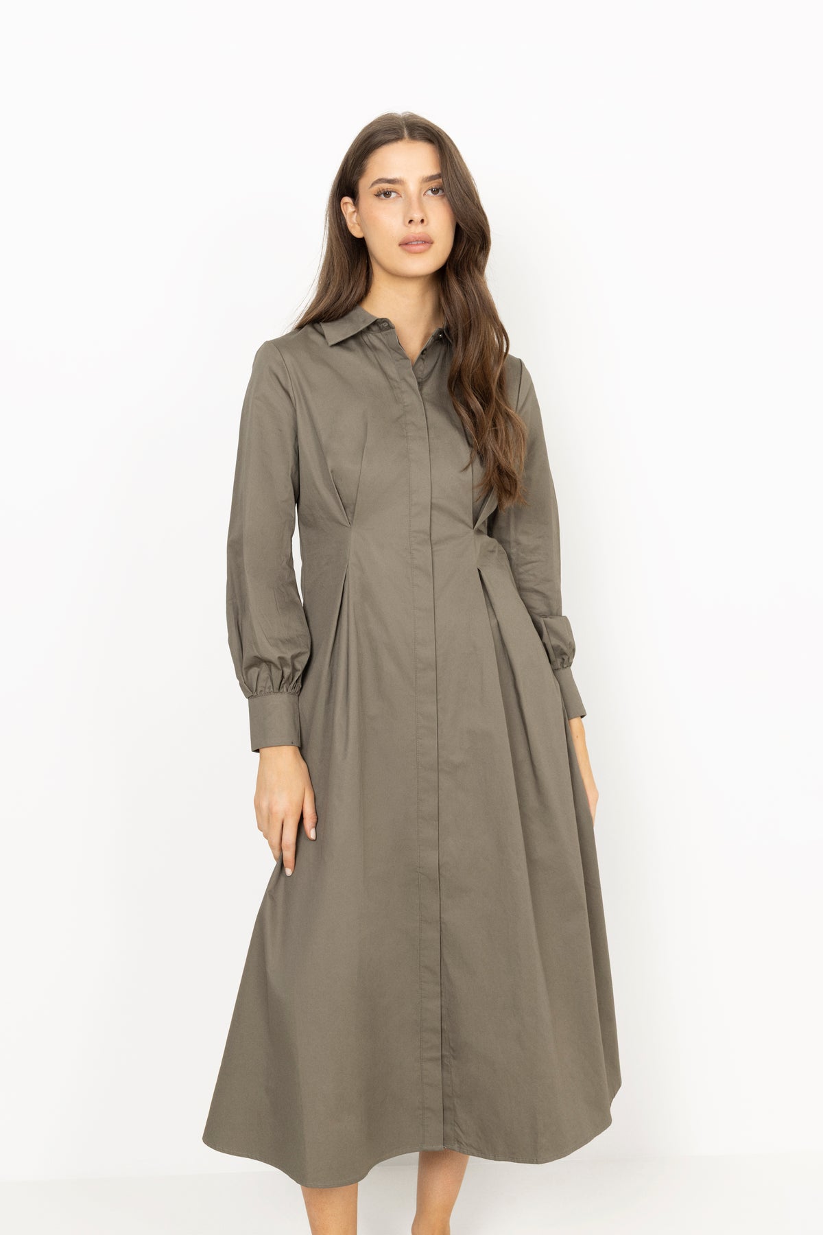 Leandra Dress - Army