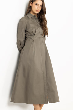 Leandra Dress - Army