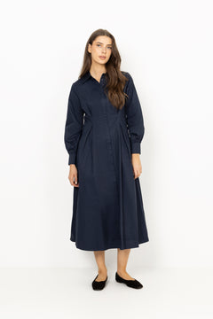 Leandra Dress - Navy