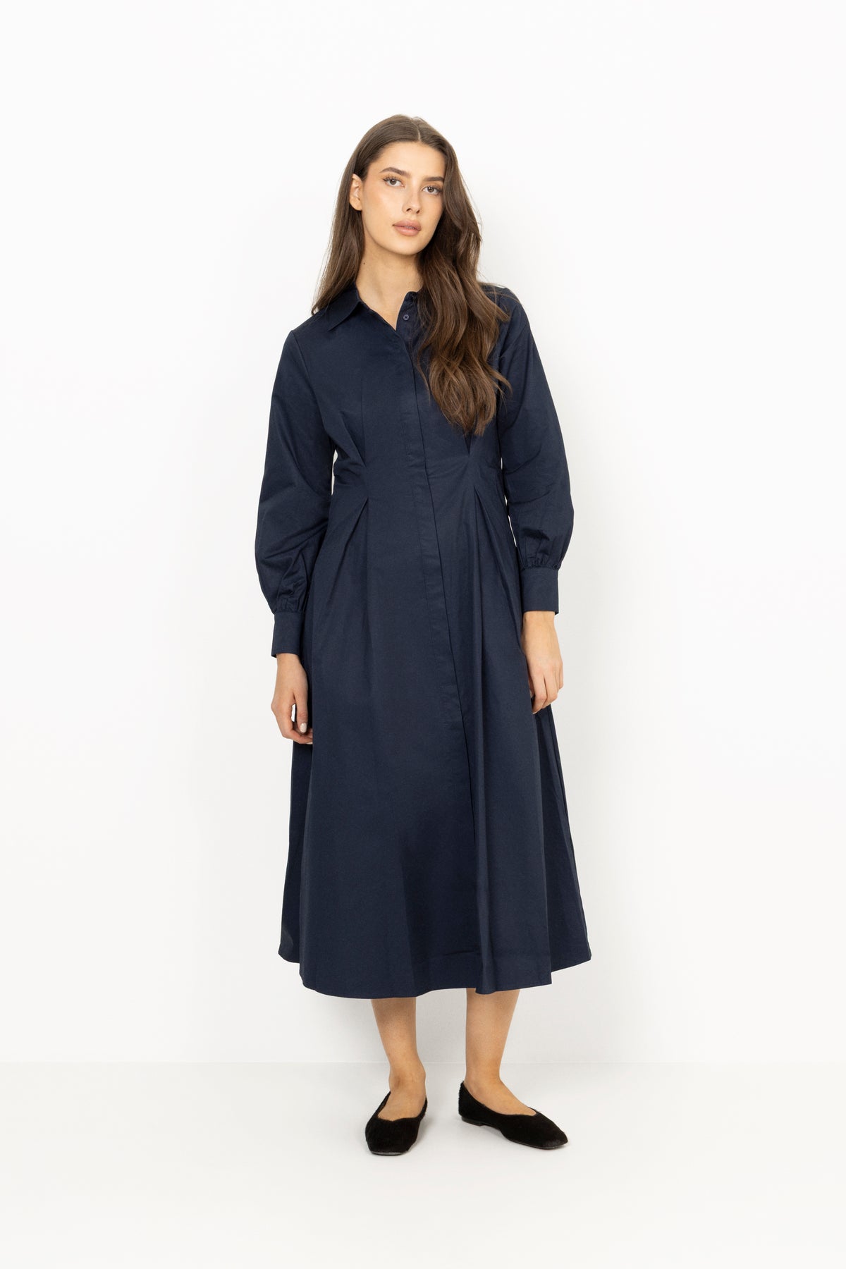 Leandra Dress - Navy