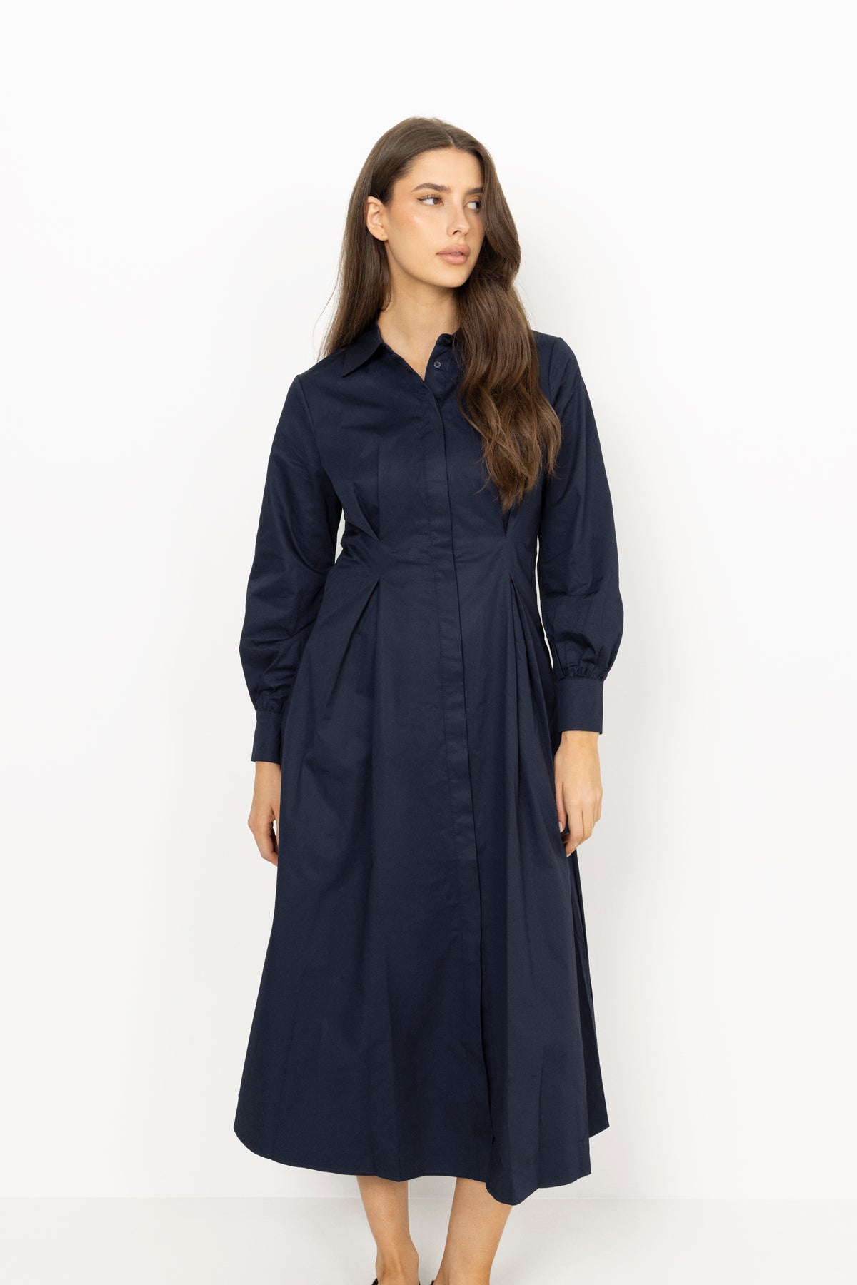 Leandra Dress - Navy