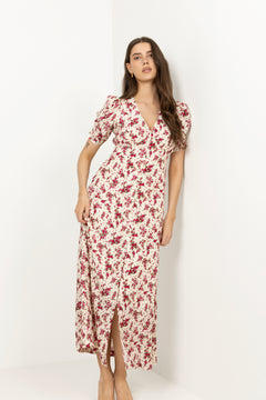Aivy Dress - Berry Print