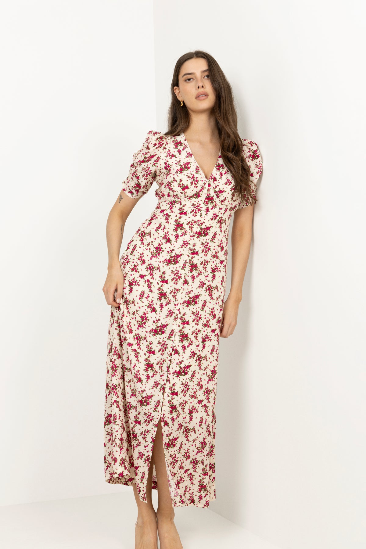 Aivy Dress - Berry Print