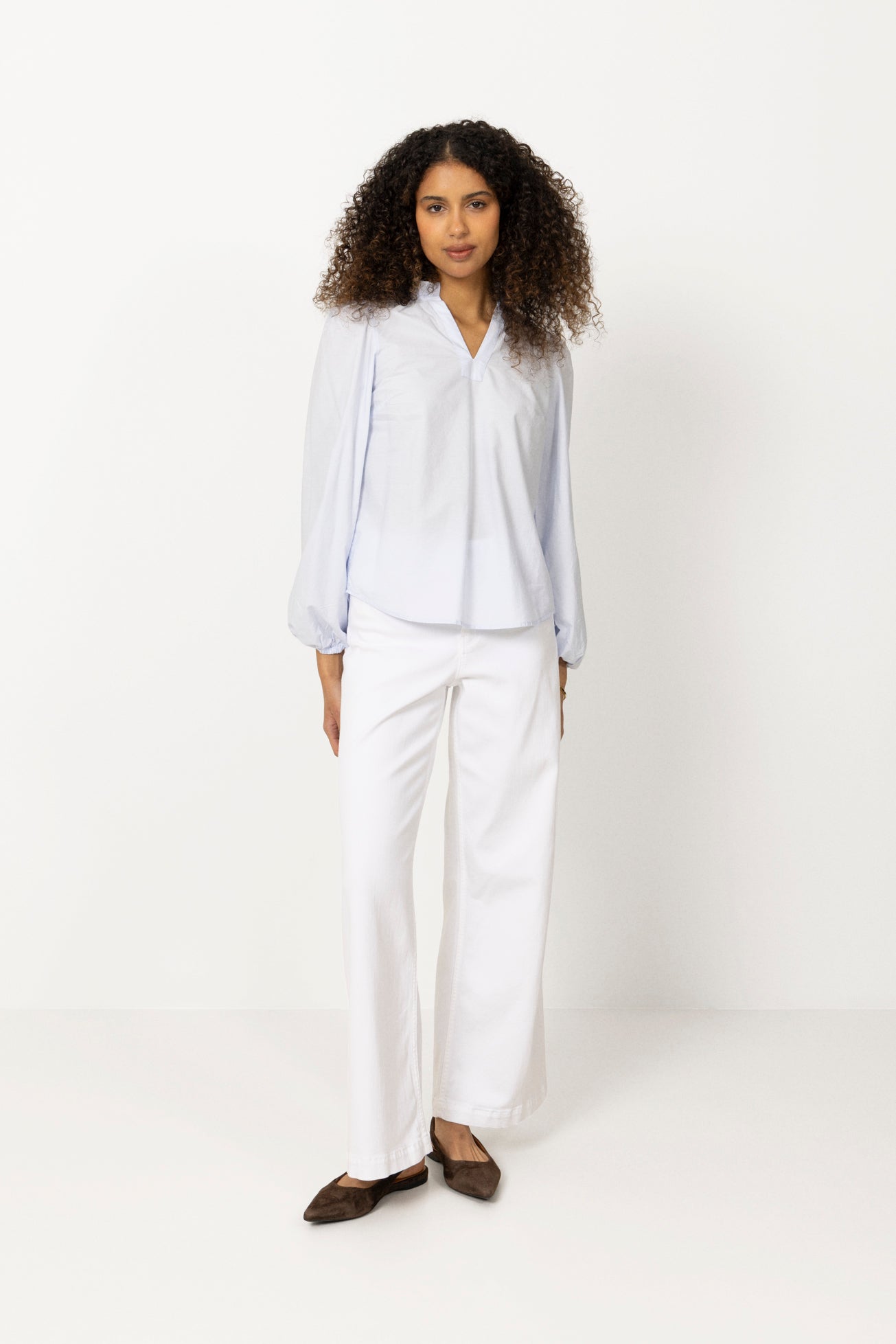 Infinity Blouse - Light Blue