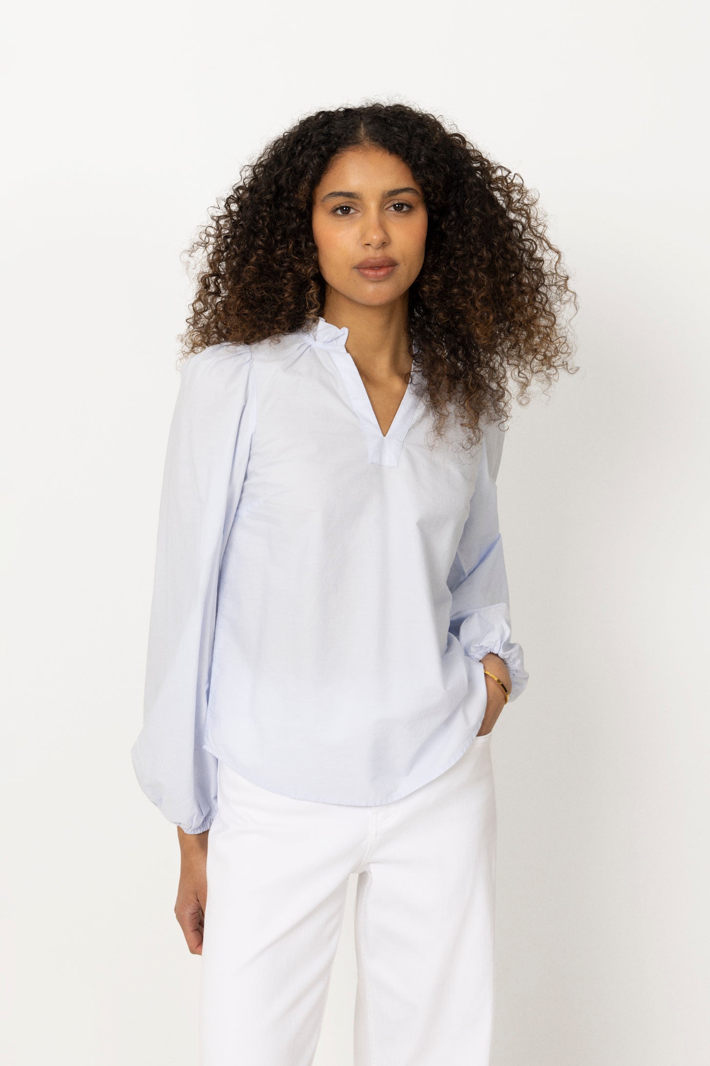 Infinity Blouse - Light Blue