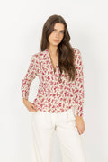 Lu Lu Blouse - Berry Print