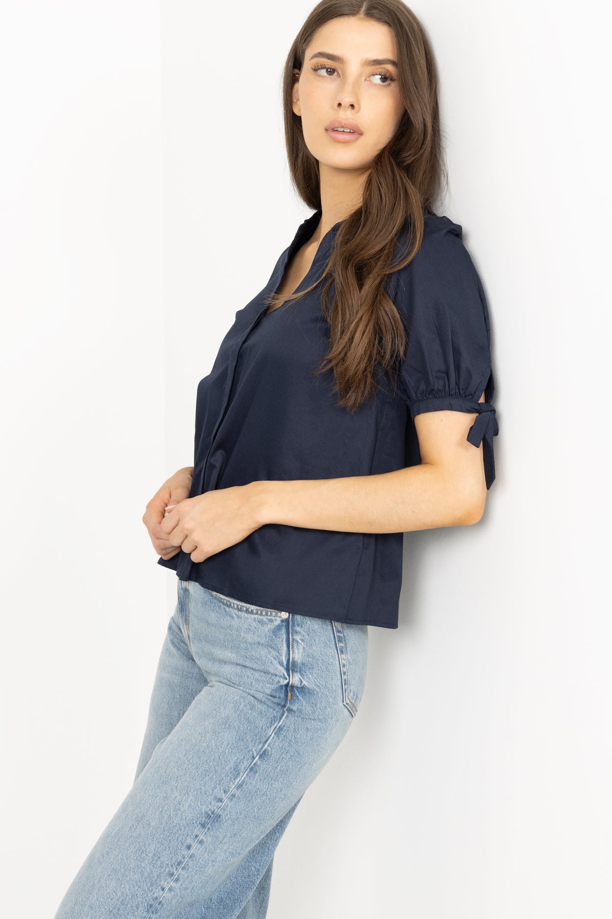 Liza Blouse - Navy