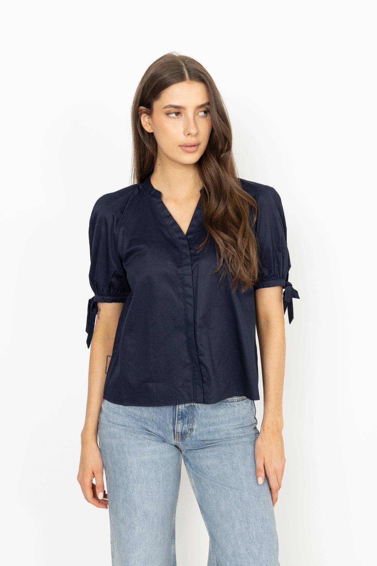 Liza Blouse - Navy