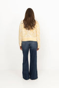 Briana Zip Knit - Light Yellow