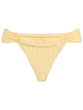 Zanita Solid Bikini Brief - Butter Yellow