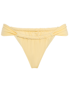 Zanita Solid Bikini Brief - Butter Yellow