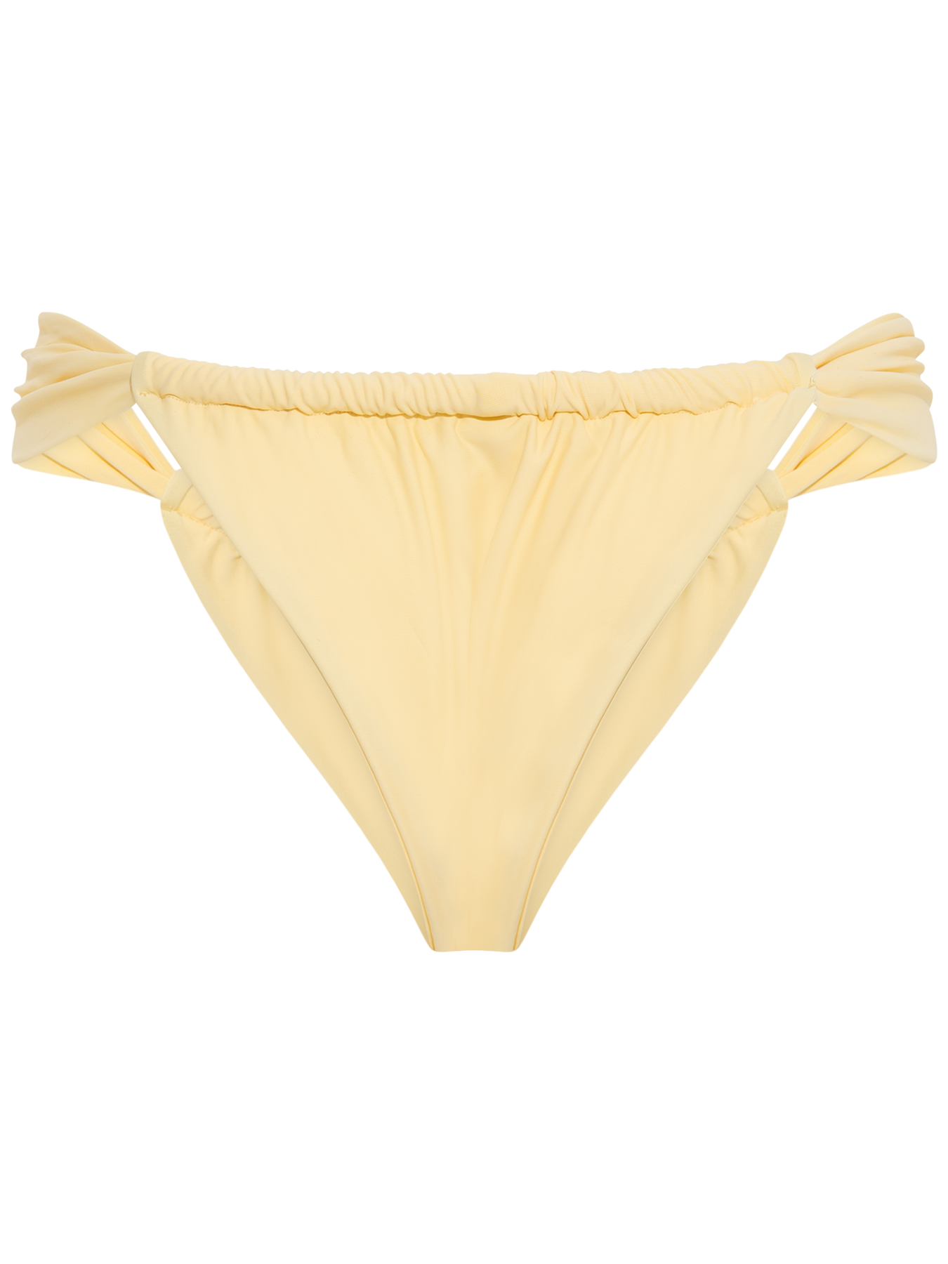 Zanita Solid Bikini Brief - Butter Yellow