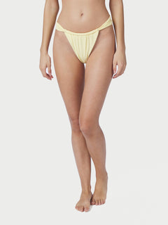 Zanita Solid Bikini Brief - Butter Yellow