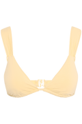 Zadie Solid Bikini Top - Butter Yellow
