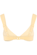 Zadie Solid Bikini Top - Butter Yellow