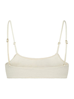 Skin Sand Crepe Swim Top - Ivory