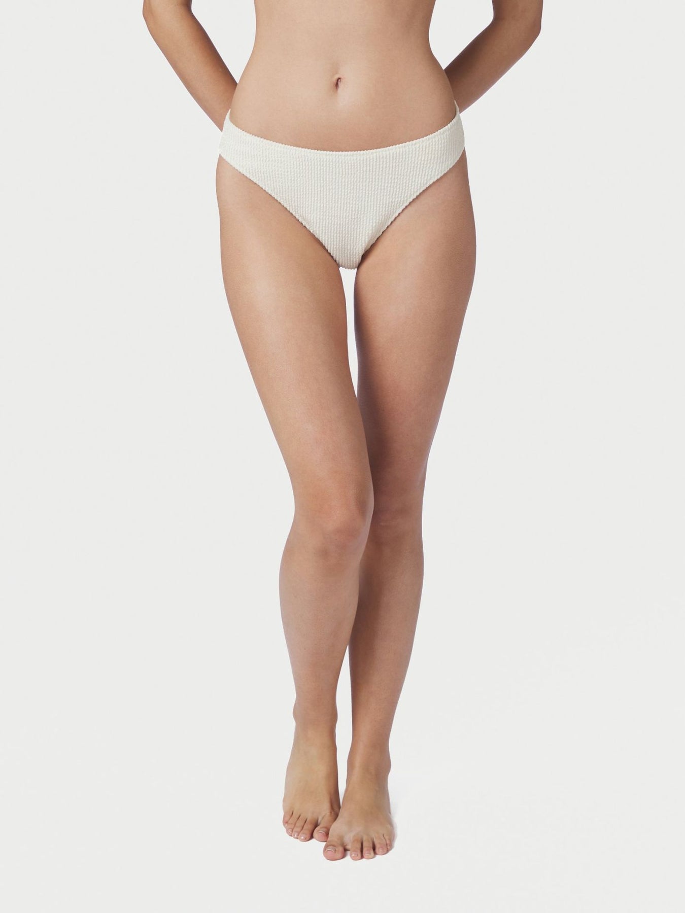 Skin Sand Crepe Bikini Brief - Ivory