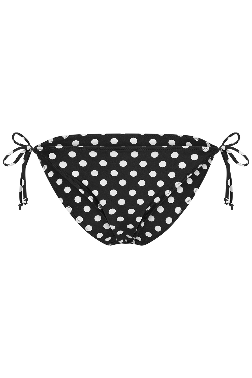 Thalia Dot Bikini Brief - Black